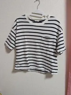 GU ストライプ柄 半袖Tシャツ Sサイズのサムネイル