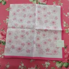 セリーヌ ハンカチ 桜 ⑨