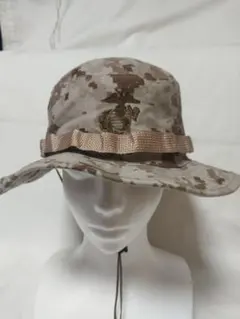 (5570)米軍実物　USMC.海兵隊ブーニーハット　L　デザートマーパット良品のサムネイル