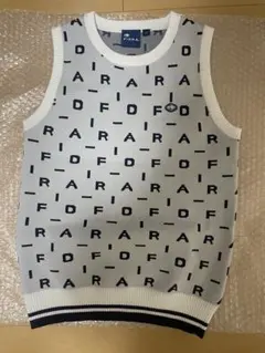 フィドラレディース ベスト ホワイト ネイビー