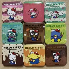 サンリオキャラクターズ×サーティーワン　オリジナル缶バッジ　コンプリート