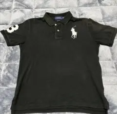 Polo Ralph Lauren ブラックポロシャツ M ビックポニーのサムネイル