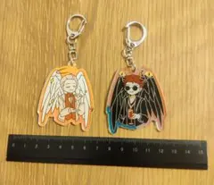 グッドオーメンズ アクリルキーホルダー 2点セット