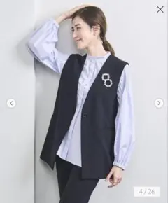 もこ様専用　ユナイテッドアローズ　ダブルクロス ミドルベスト