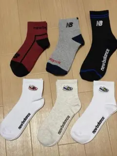 new balance キッズ靴下 6足セット　23〜25