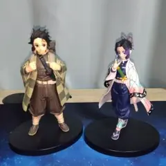 【値下価格】鬼滅の刃 フィギュア 竈門炭治郎(セピア) 胡蝶しのぶ