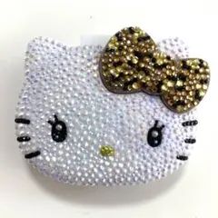 【現品限り❣️】ハローキティ　ヒョウ柄リボン　ブラウン　お薬ケース