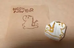 消しゴムはんこ　馬　A