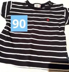 POLO Baby ボーダーTシャツ 90cmのサムネイル