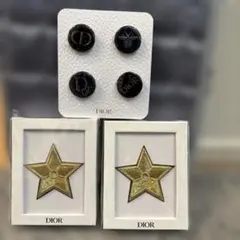 Dior ピンバッジ 星形ブローチセット