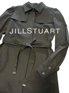 【即日発送】ジルスチュアート トレンチコート パフスリーブ 黒 スプリングコート
