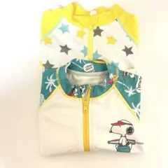 キッズ ラッシュガード 星柄 イエロー スクーピー 95cm 2枚セット