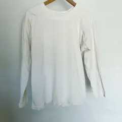 60s 70s 無地コットンフットボールTシャツ M USA 襤褸