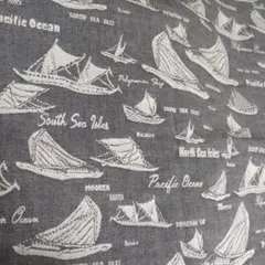 ●デニム織り●ヨット&グレー