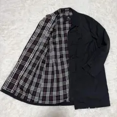 BURBERRY BLACKLABEL ステンカラーコート　黒　L