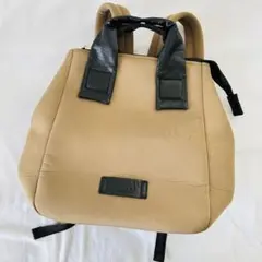 【美品】players リュック　ネオプレン　ベージュ　軽量　2WAY シンプル