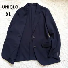 UNIQLO 感動ジャケット 24年モデル 大きいサイズ XL ネイビー 紺