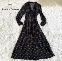 UNIQLO × Ines de la Fressange 花柄ラップワンピース