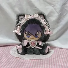 ハンドメイド 着ぐるみ おすわりぬい服 推し活 桃色 灰色 d503