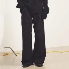 NVRFRGT 3D Twisted Wide Leg Jeans