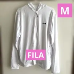 ★FILA★ホワイト 薄手パーカー★Mサイズ★最終価格★のサムネイル