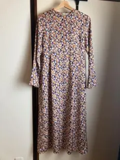 Ballsey 未使用品 フラワープリント 長袖ワンピース　サイズ36