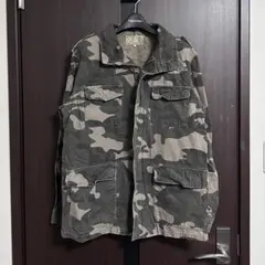vintage used 迷彩 ダブルジップ ジャケットのサムネイル