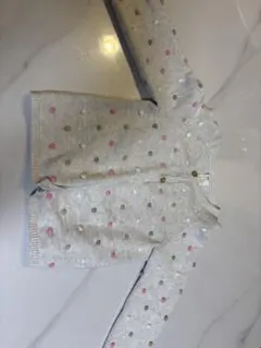 カラフルドットニットカーディガン 90cm