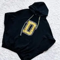 【2758】✨美品✨　DOUBLE STANDARD パーカー　半袖　ブラックのサムネイル