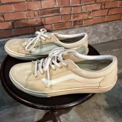 スニーカー　27㎝　VANS バンズ　ベージュホワイト