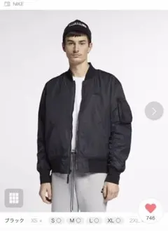 NIKE MA-1 リバーシブル ブラック