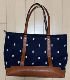 Admiral 刺繍トートバッグ ネイビー
