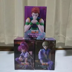 HUNTER×HUNTER　ぬーどるストッパーフィギュア　3体