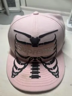 supremeキャップNEWERAピンク7 8/1