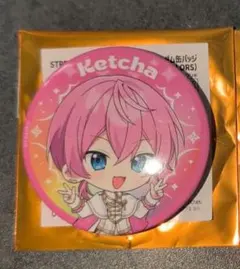 すとふぇす AMPTAK×COLORS 缶バッジ けちゃ - メルカリ