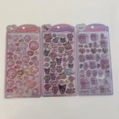 国内正規品！うるちゅるポップシール✩︎サンリオ&エスターバニー【3枚セット】