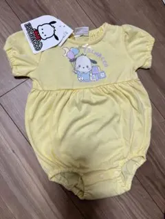 新品未使用 バースデイ サンリオ ポチャッコ チェックロンパース 80 