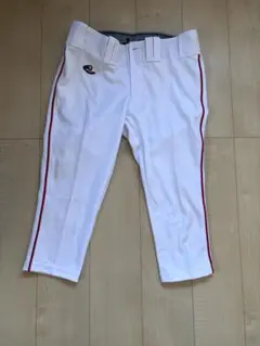 白 赤ストライプ 練習着用ユニフォーム