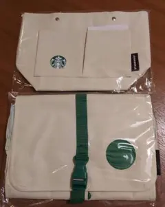 新品 スターバックス　2025福袋2点セット バッグインバッグトラベルポーチ