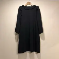 A.P.C. フリルワンピース　ネイビー　サイズ38のサムネイル