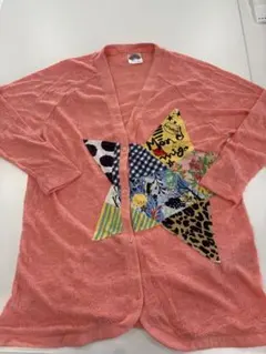 scolar スカラー ピンク カーディガン Mサイズ 長袖