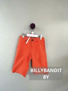 セール⚫︎BILLYBANDIT⚫︎ オレンジレッドのハーフパンツ 8Y