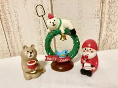デコレ　コンコンブル　concombre クリスマス3点セット　サンタ　リース