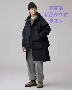 GU×ENGINEERED GARMENTS パデッドシェルパーカ ネイビー S