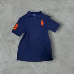 00s Polo Ralph Lauren ポロシャツ ネイビー ビックポニーのサムネイル