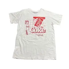 Coca-Cola　プリントTシャツ　オフホワイト　レディースL 8bのサムネイル