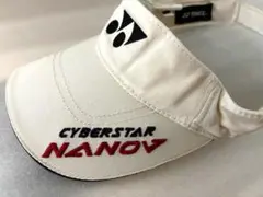 YONEX CYBERSTAR NANOV サンバイザー ホワイト【中古品】のサムネイル