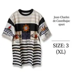 ​【美品】カステルバジャック スポーツ マリン柄 ボーダー Tシャツ 3（XL）