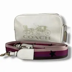 良品 COACH コーチ ショルダーバッグ バッグ レザー F75818 馬車のサムネイル