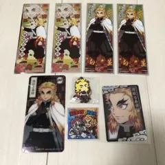 鬼滅の刃 煉獄杏寿郎 グッズ カード キーホルダー ステッカー
